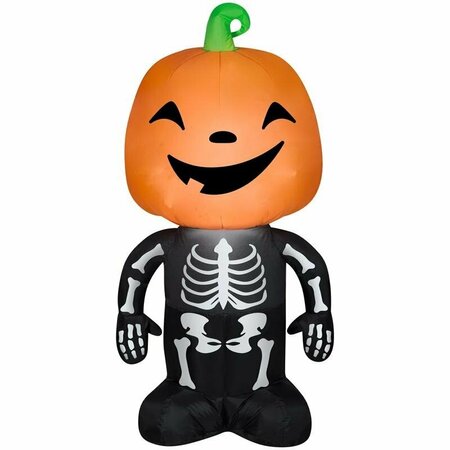 GEMMY INDUSTRIES Airblown Pumpkin Boy 64929